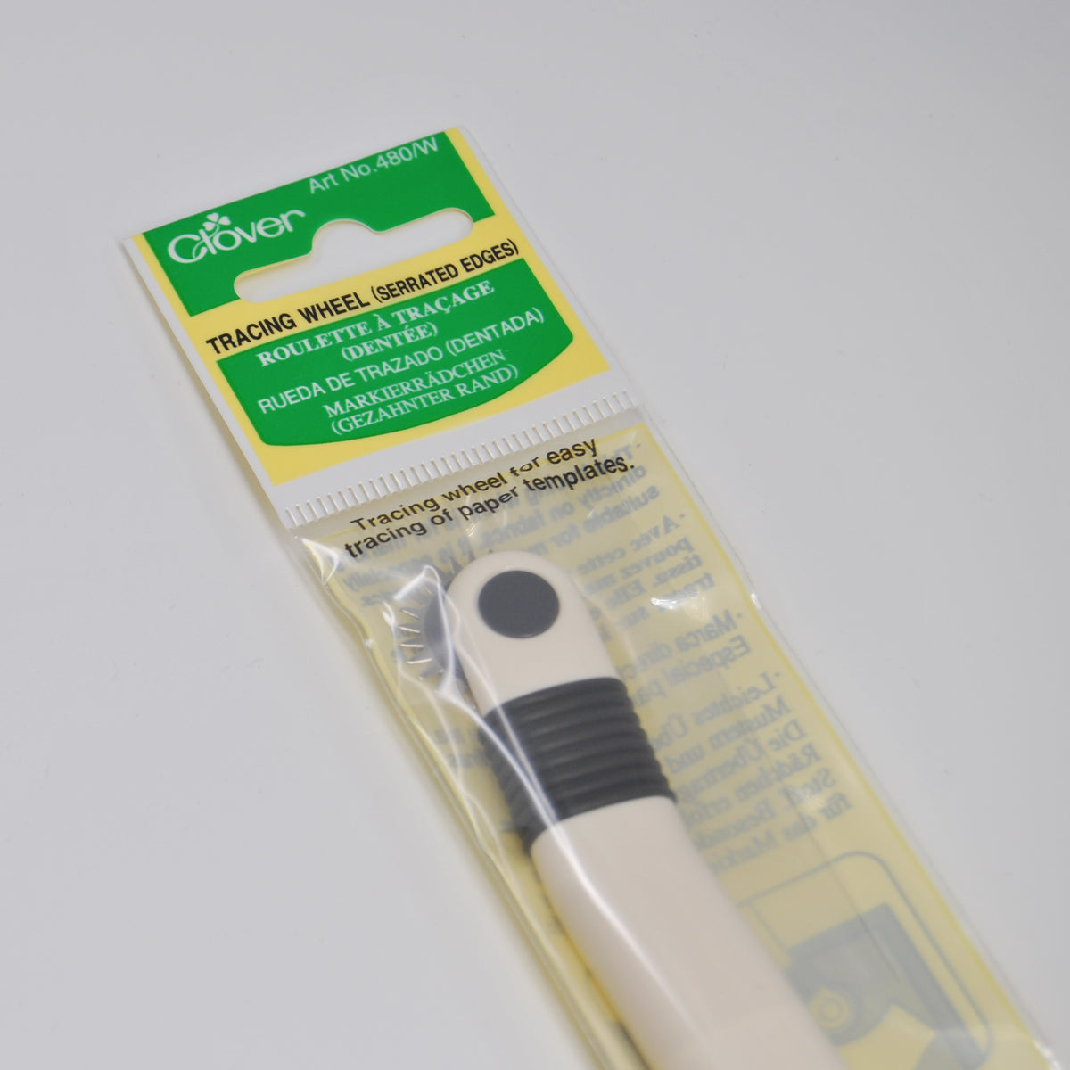 Clover Double Tracing Wheel - Serrated Edge